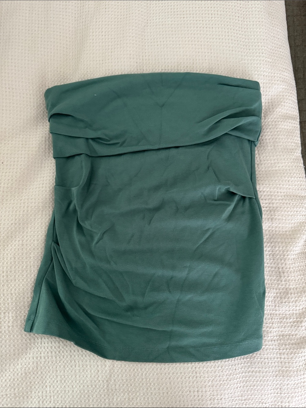 Zara Strapless Teal strapless top